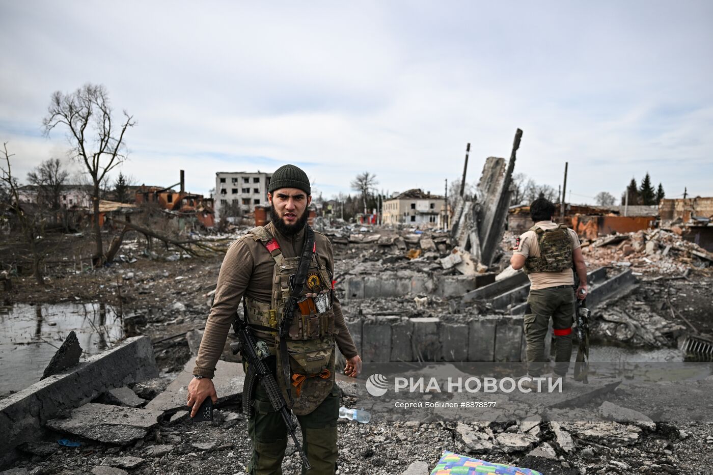 Российские военные в освобожденной Судже