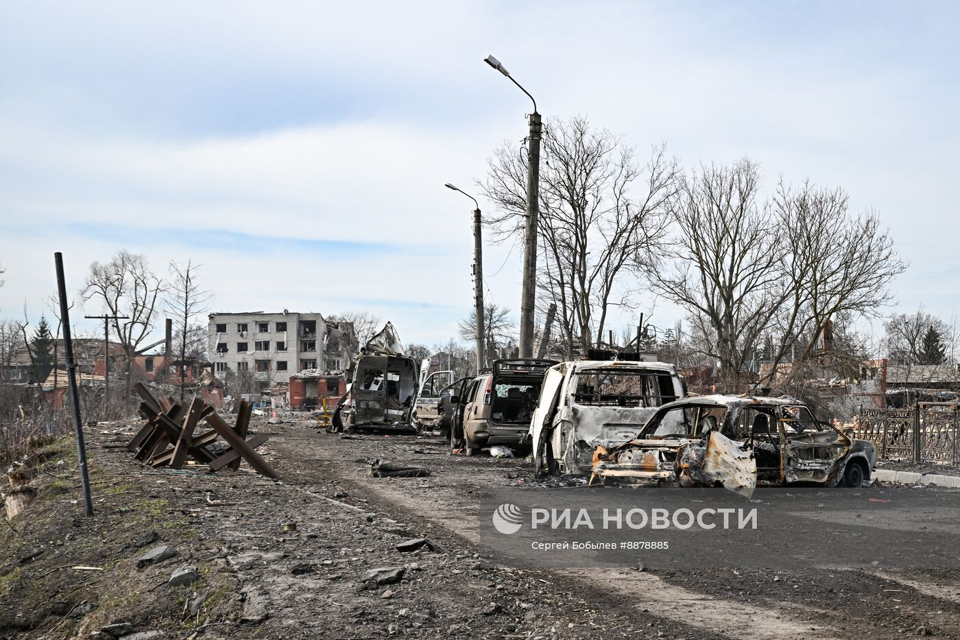 Российские военные в освобожденной Судже