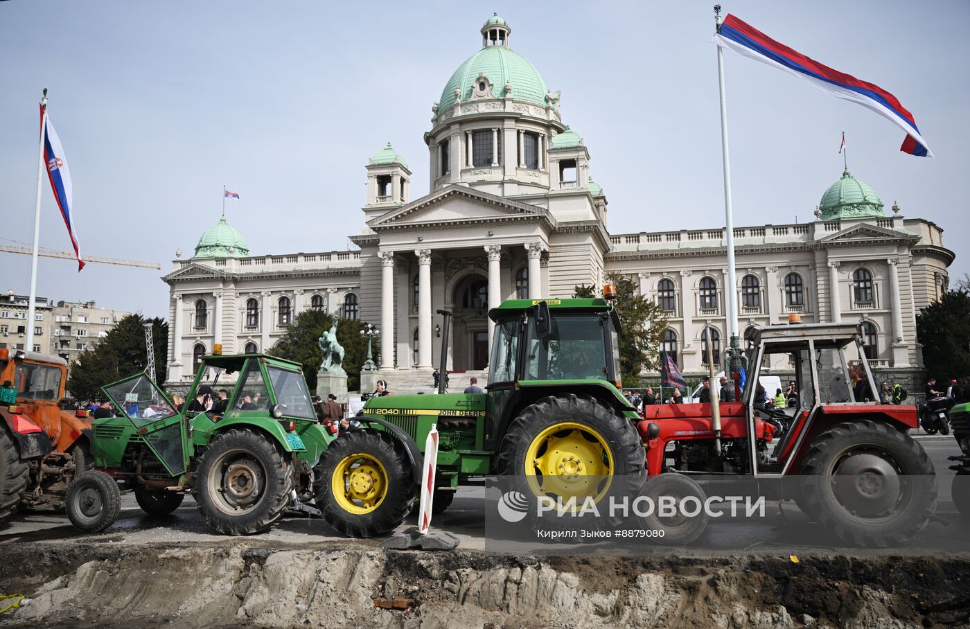 Протесты в Белграде