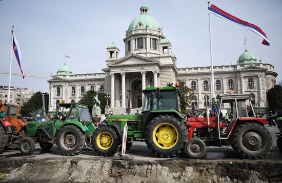 Протесты в Белграде