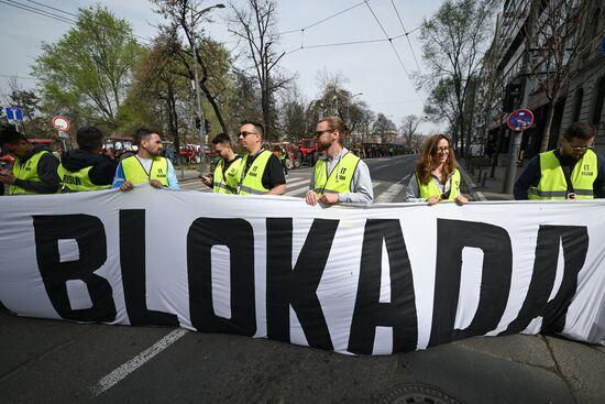 Протесты в Белграде