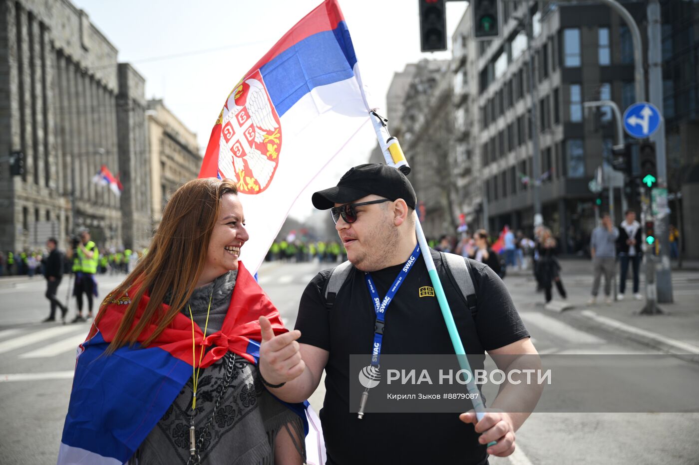 Протесты в Белграде