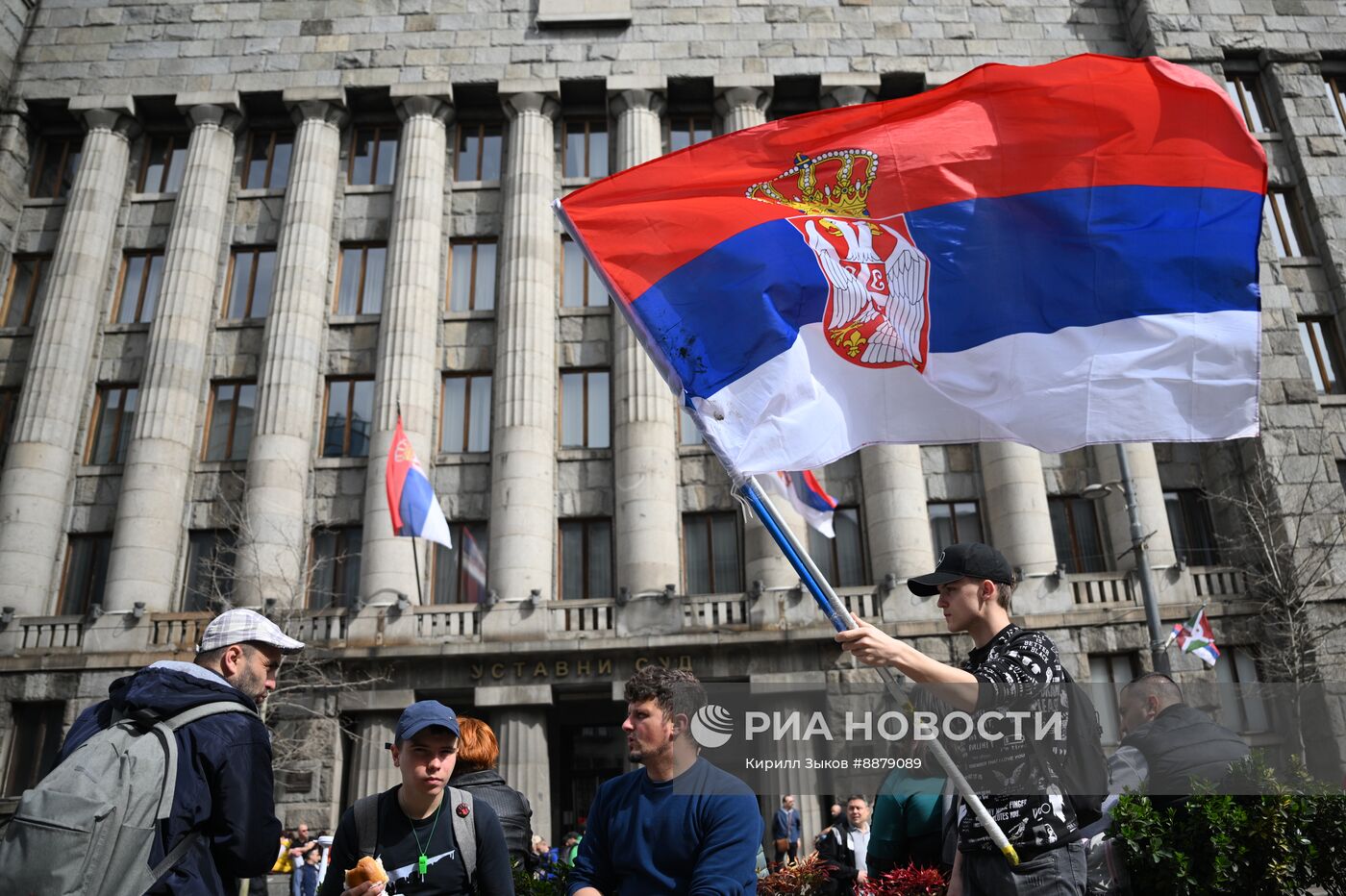 Протесты в Белграде