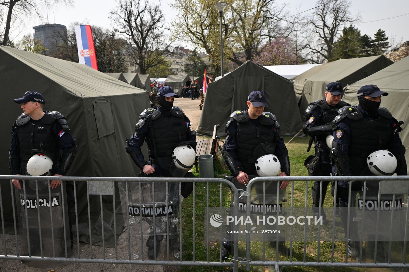 Протесты в Белграде