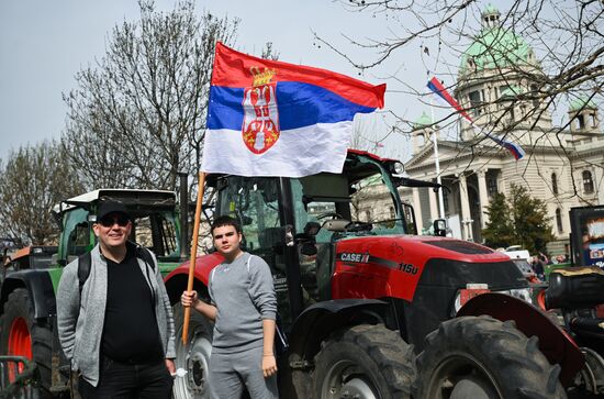 Протесты в Белграде