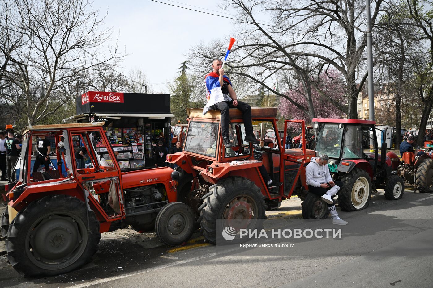 Протесты в Белграде