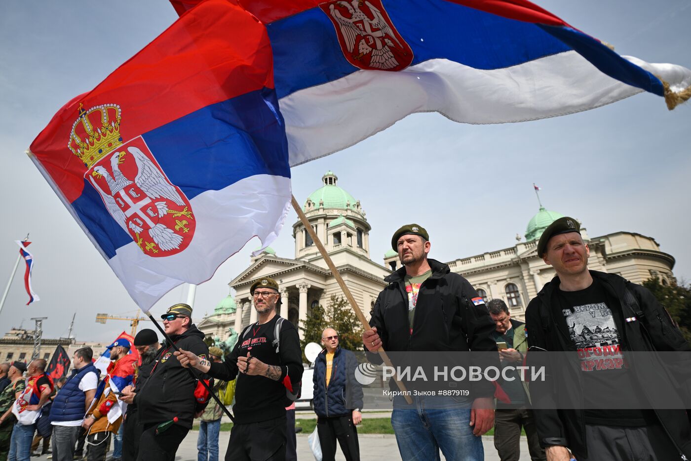 Протесты в Белграде