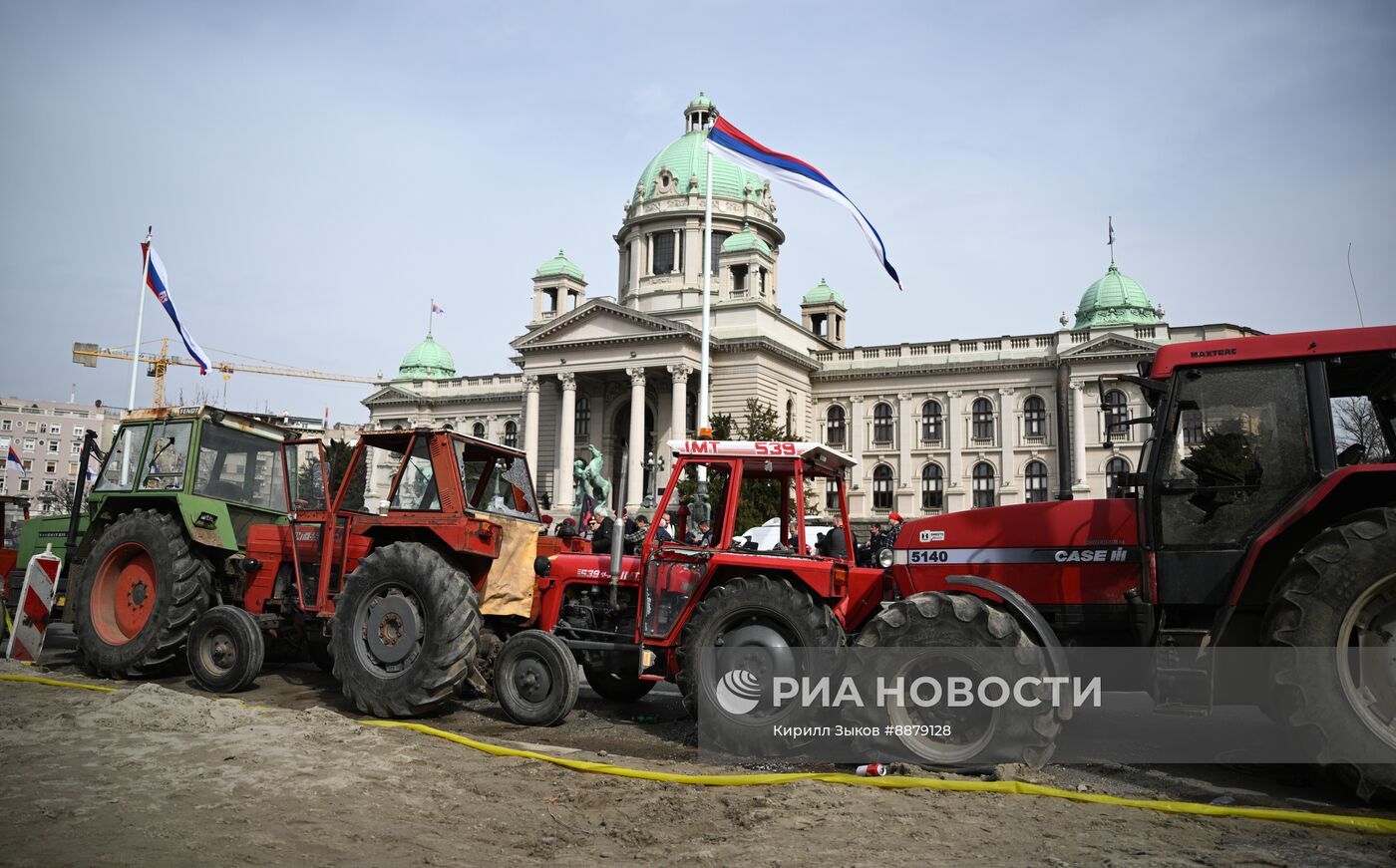 Протесты в Белграде