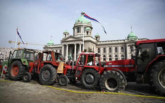 Протесты в Белграде