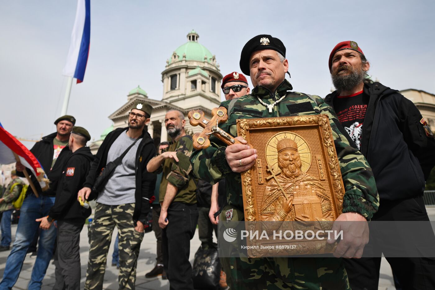 Протесты в Белграде