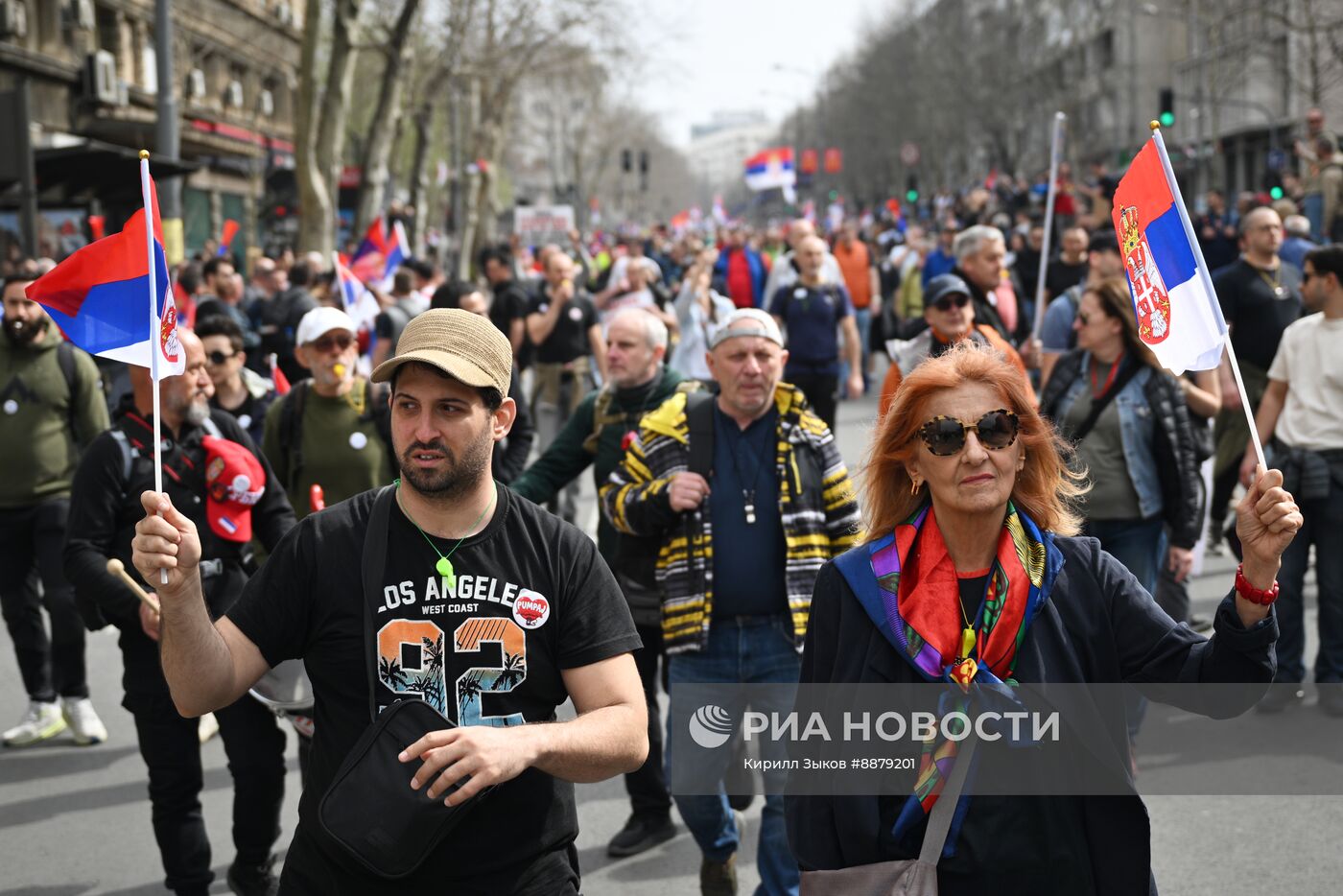 Протесты в Белграде