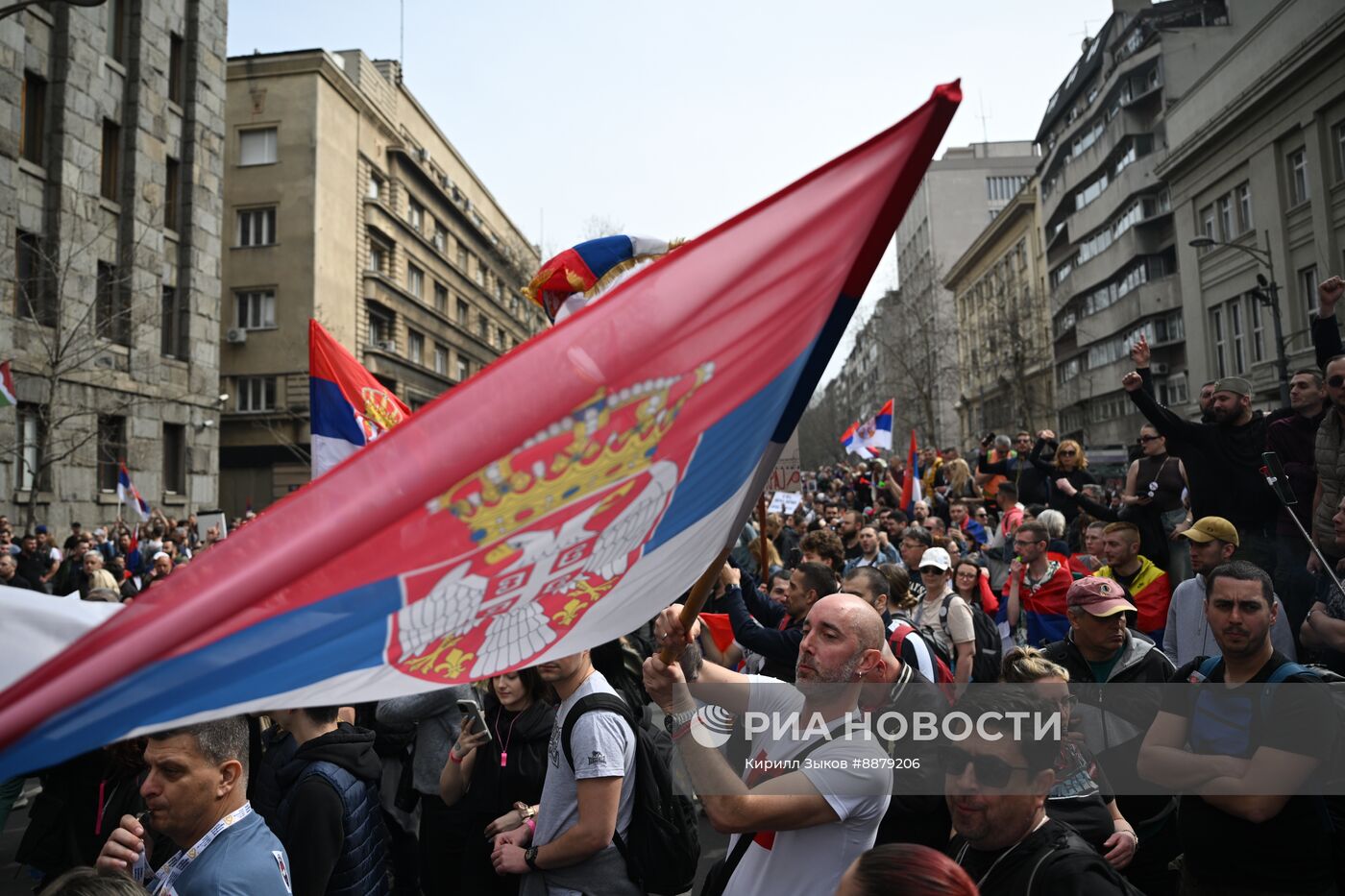 Протесты в Белграде