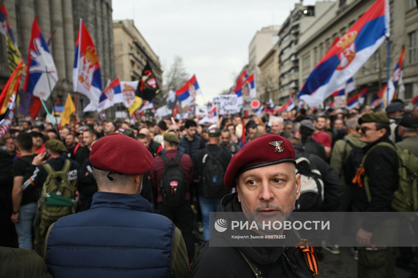 Протесты в Белграде