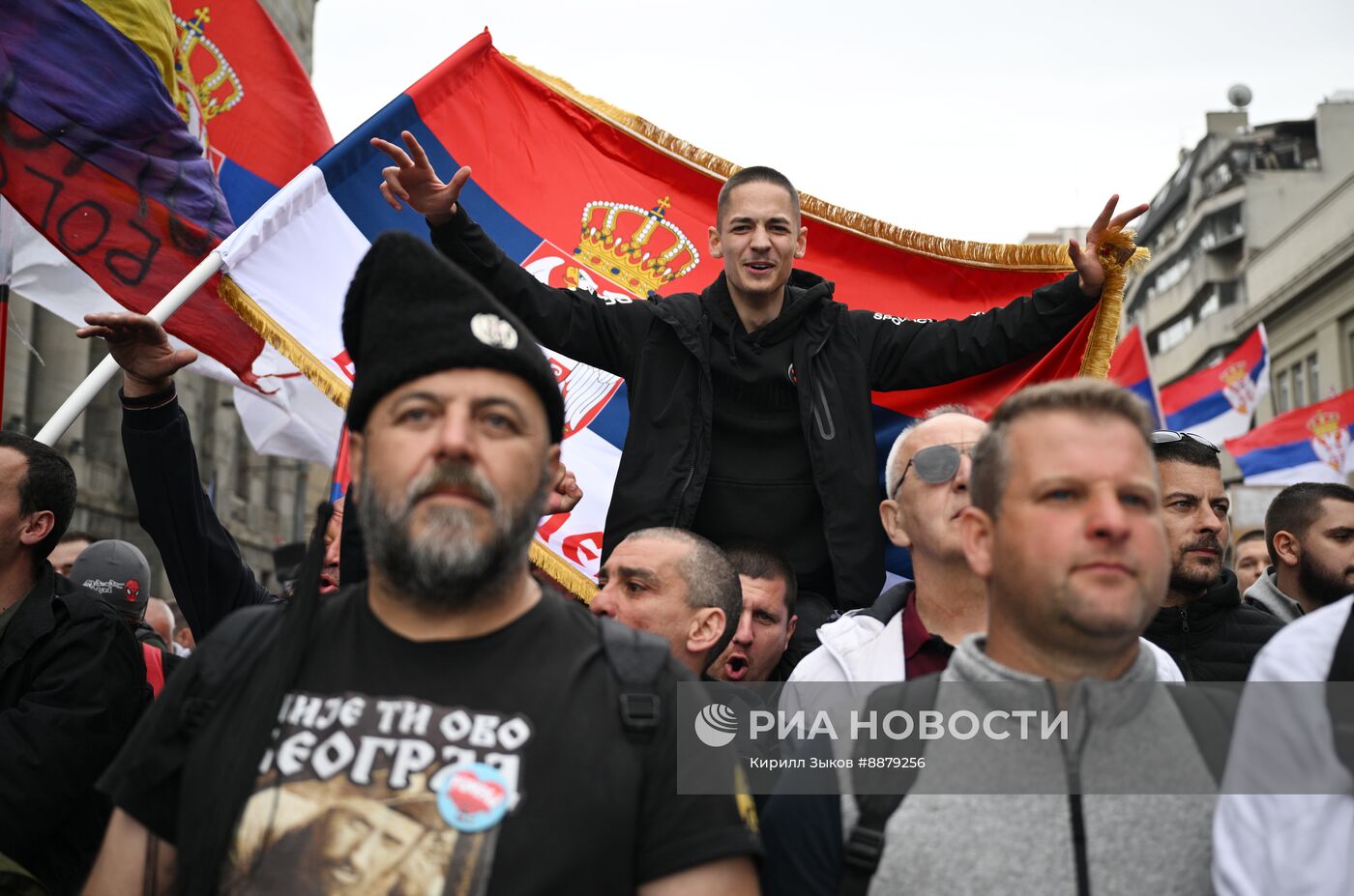 Протесты в Белграде