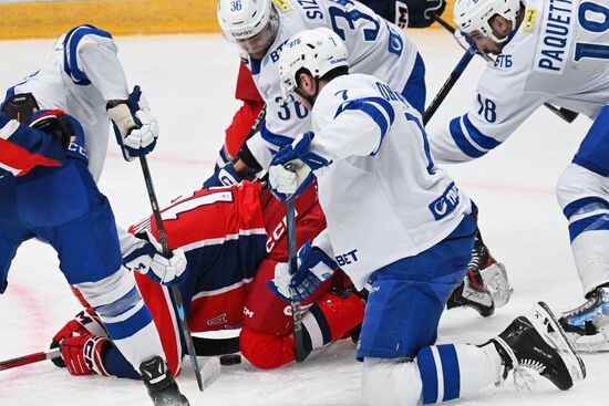 Хоккей. КХЛ. Матч ЦСКА - "Динамо М"