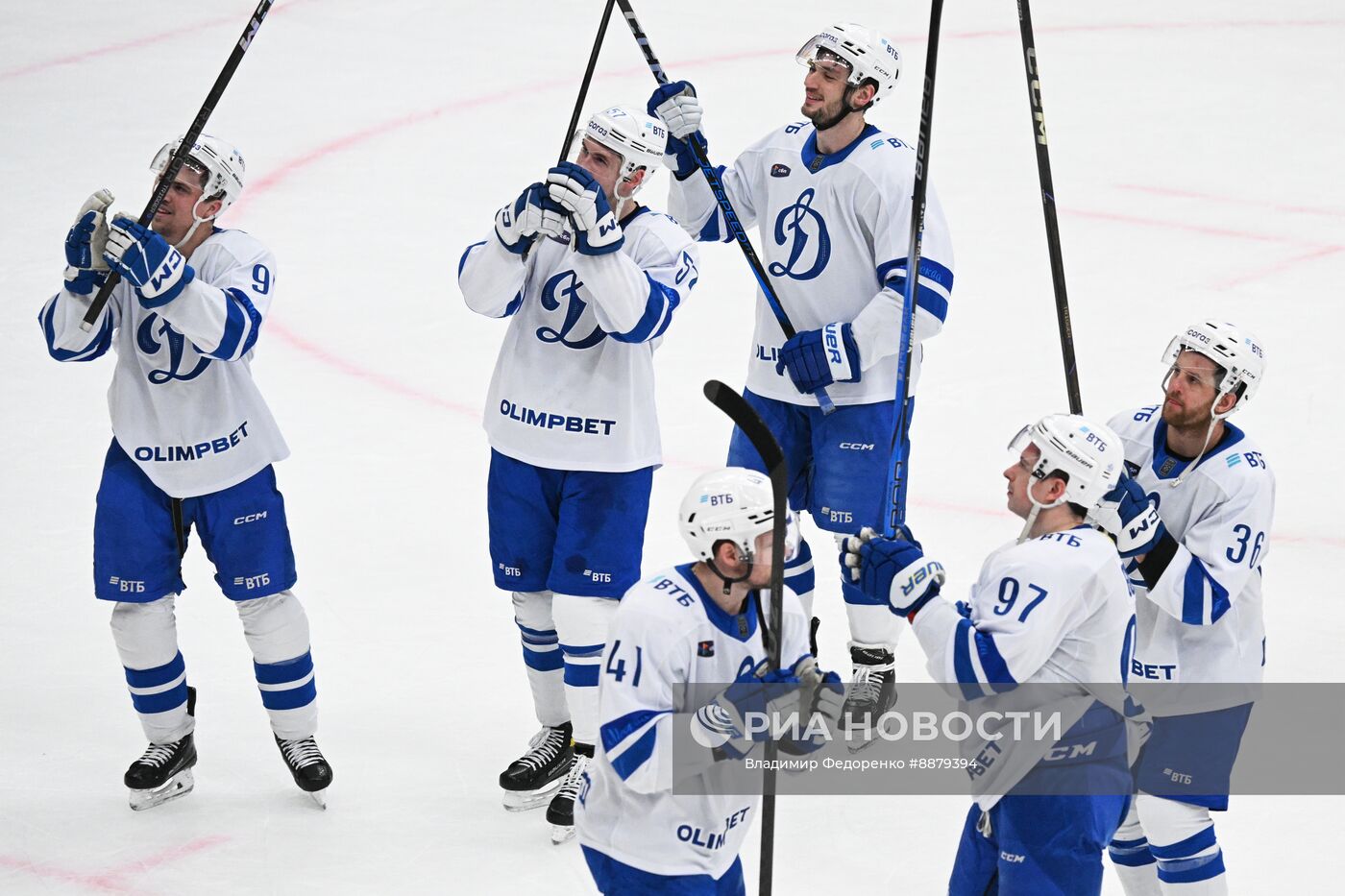 Хоккей. КХЛ. Матч ЦСКА - "Динамо М"