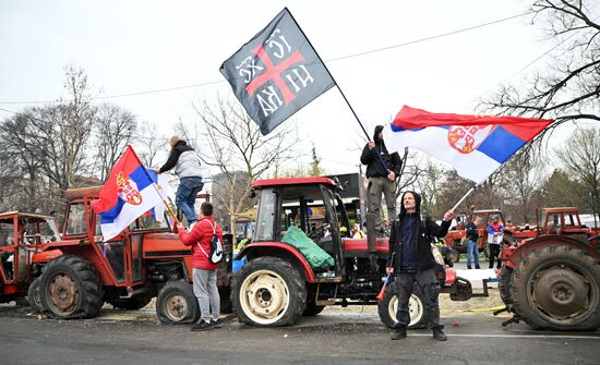 Протесты в Белграде