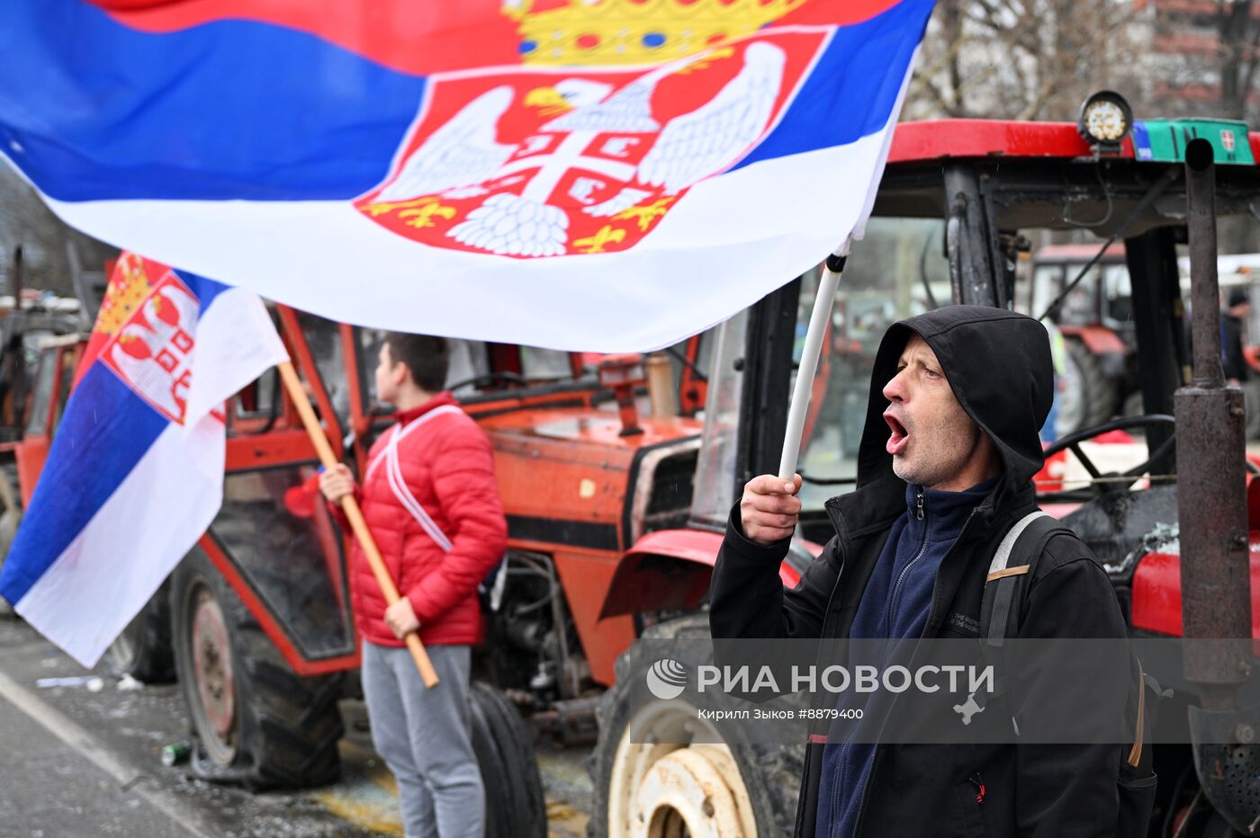 Протесты в Белграде