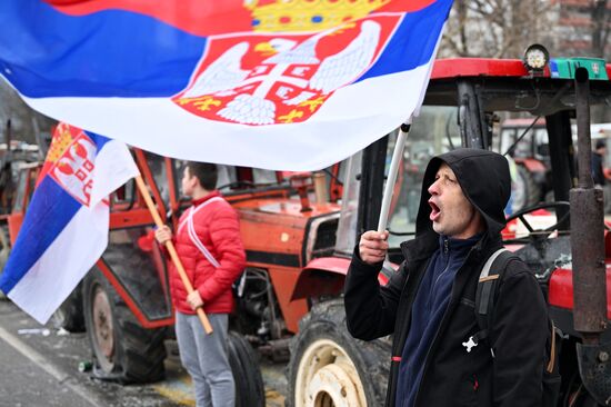 Протесты в Белграде