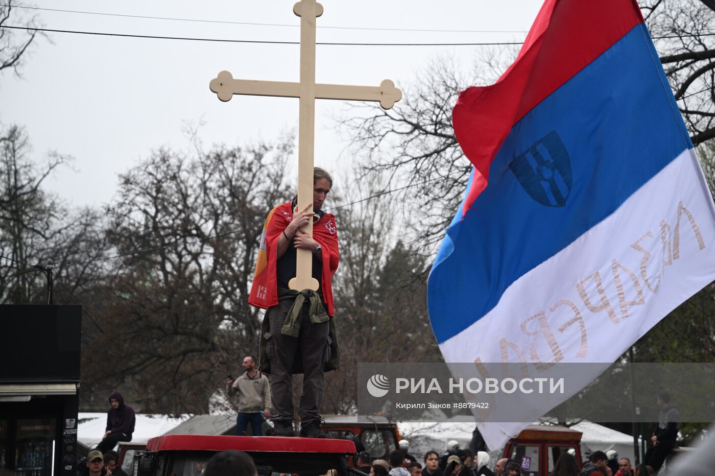 Протесты в Белграде