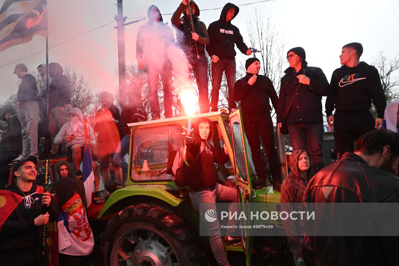 Протесты в Белграде