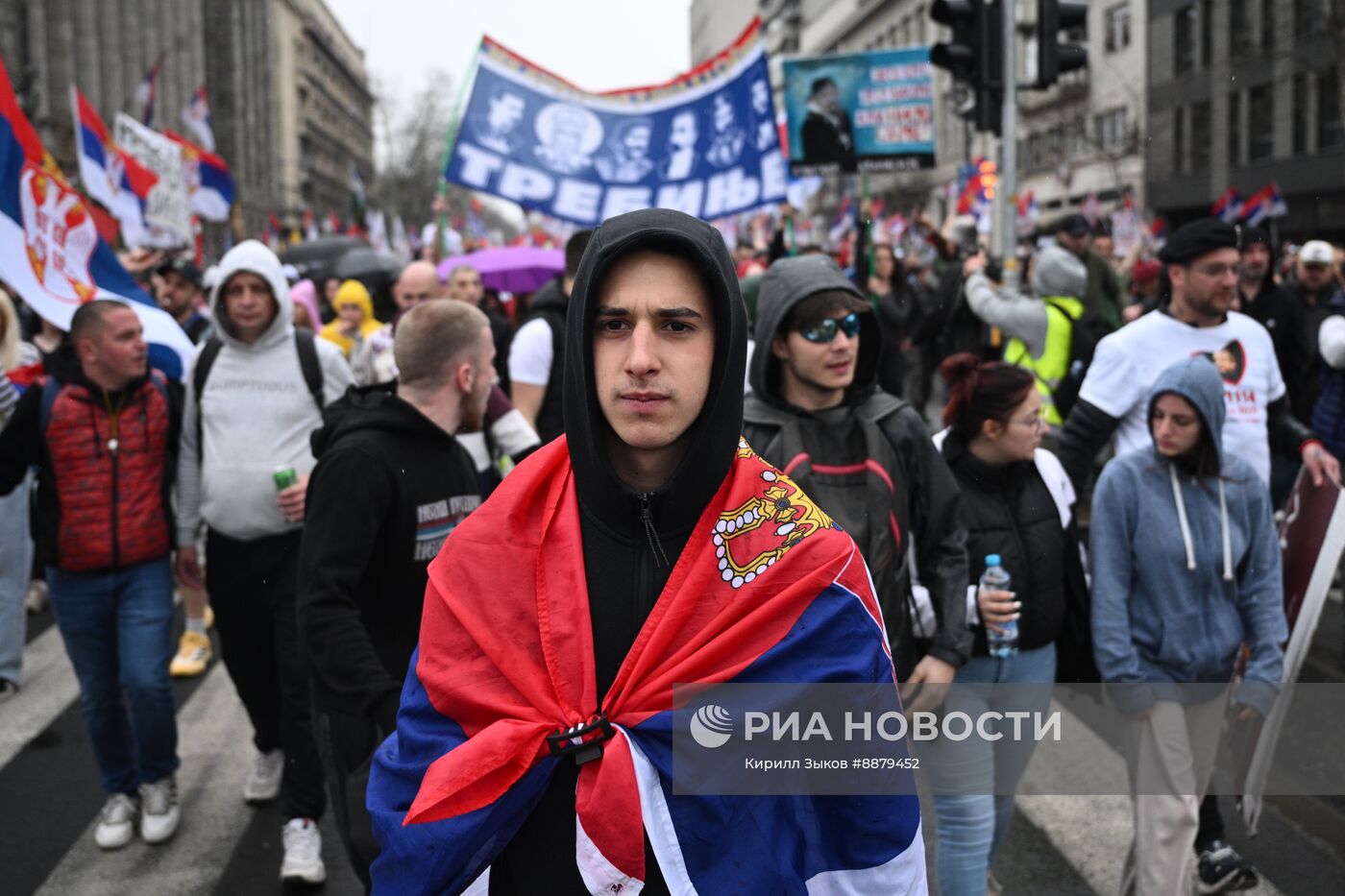 Протесты в Белграде