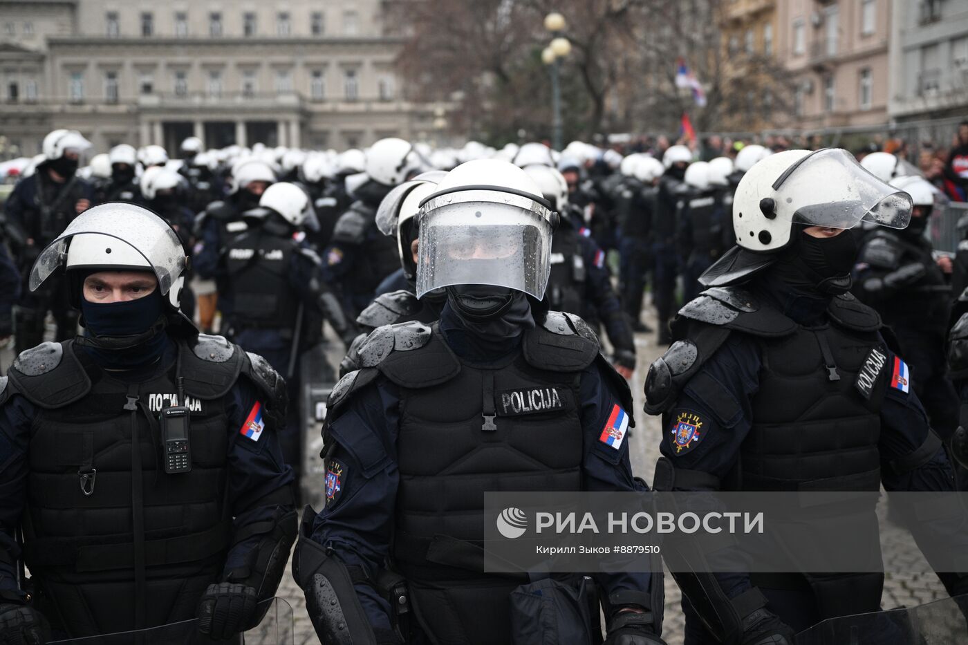 Протесты в Белграде