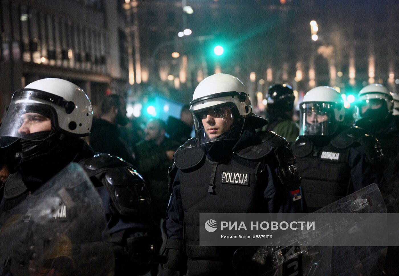 Протесты в Белграде