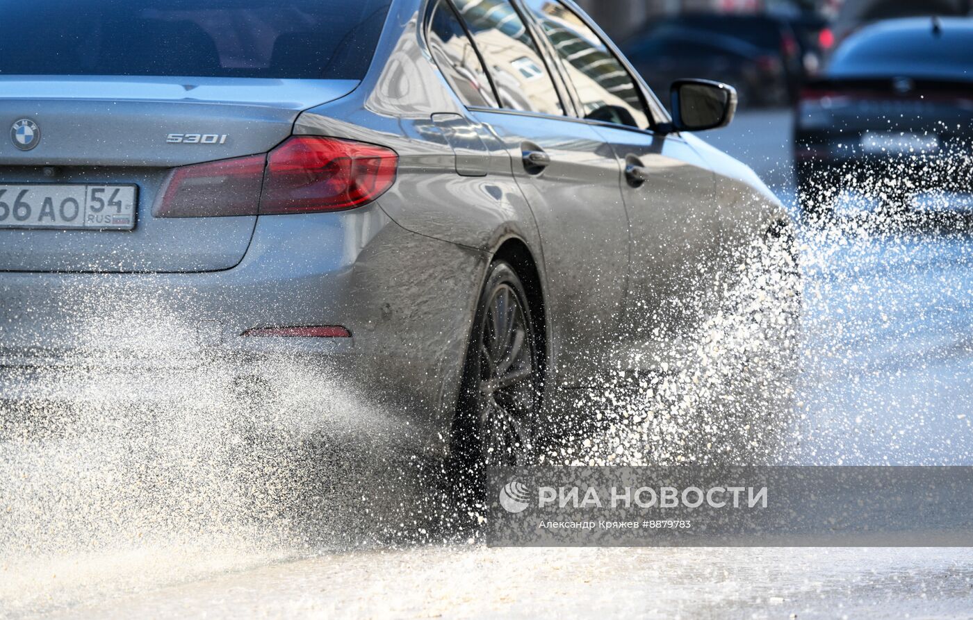 Теплая погода в Новосибирске