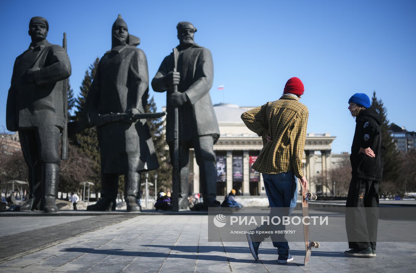 Теплая погода в Новосибирске