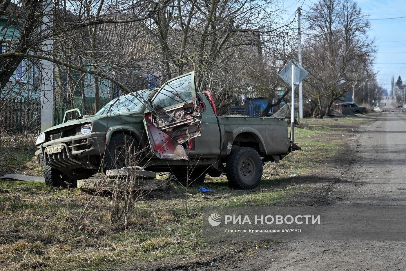 Российские военные в освобожденной Судже