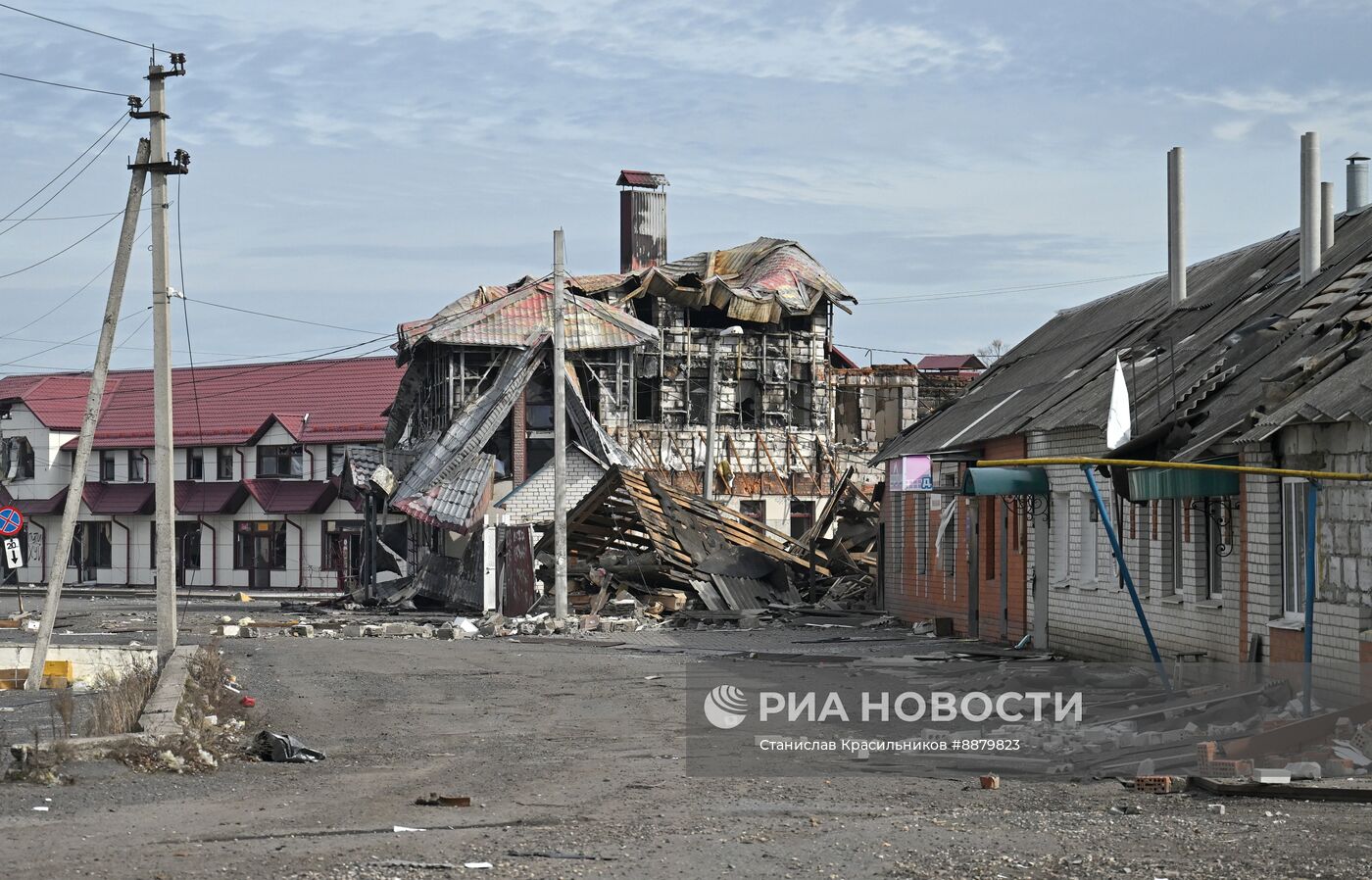 Российские военные в освобожденной Судже