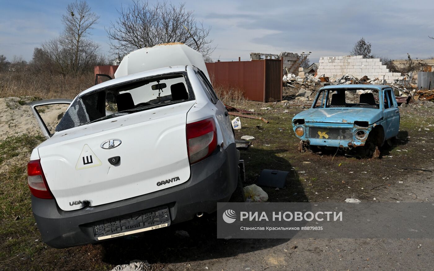 Российские военные в освобожденной Судже