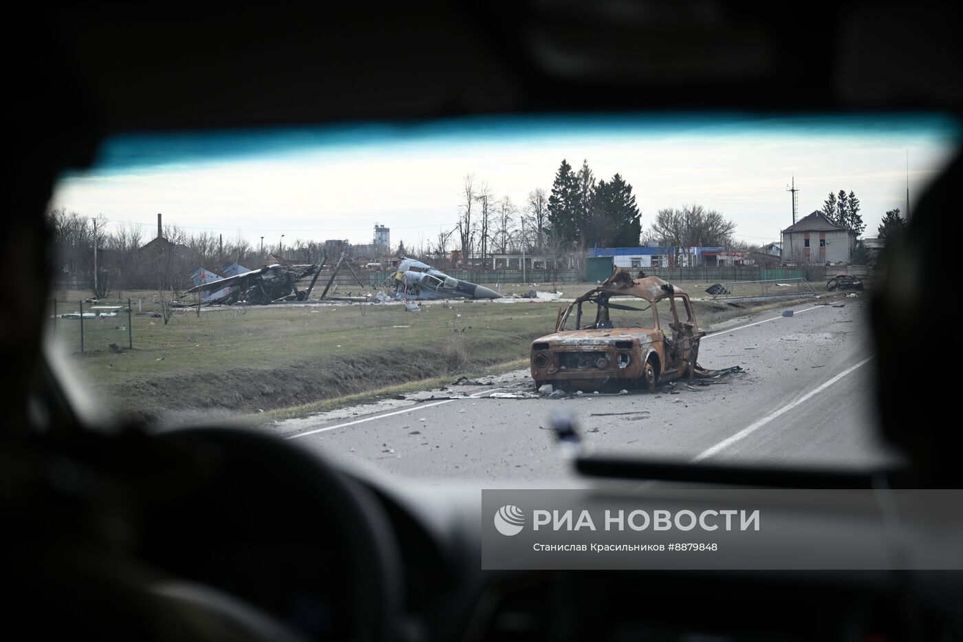 Российские военные в освобожденной Судже