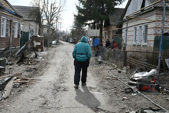 Российские военные в освобожденной Судже