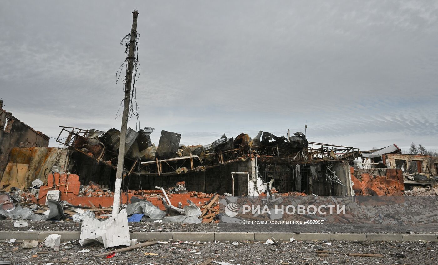 Российские военные в освобожденной Судже