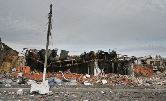 Российские военные в освобожденной Судже