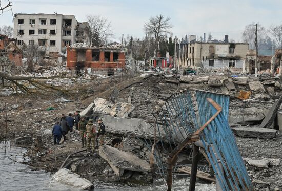 Российские военные в освобожденной Судже