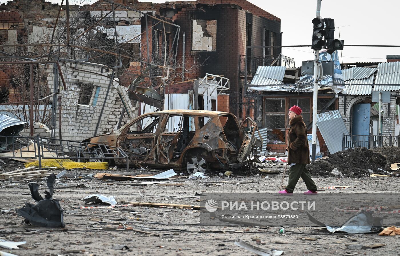 Российские военные в освобожденной Судже