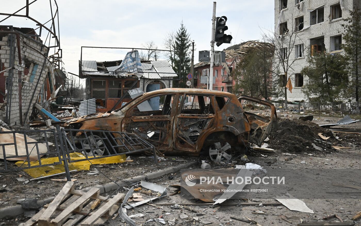 Российские военные в освобожденной Судже