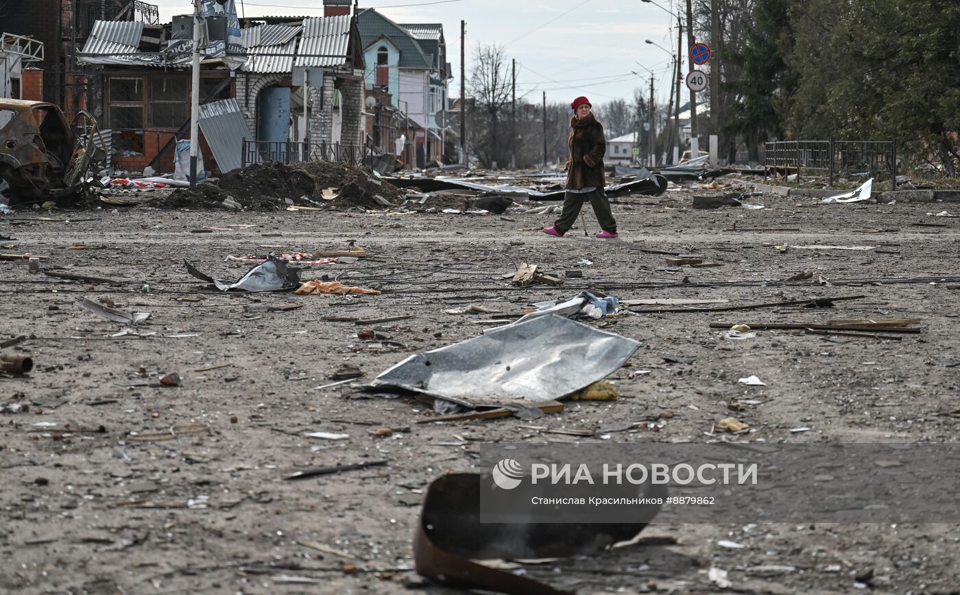 Российские военные в освобожденной Судже