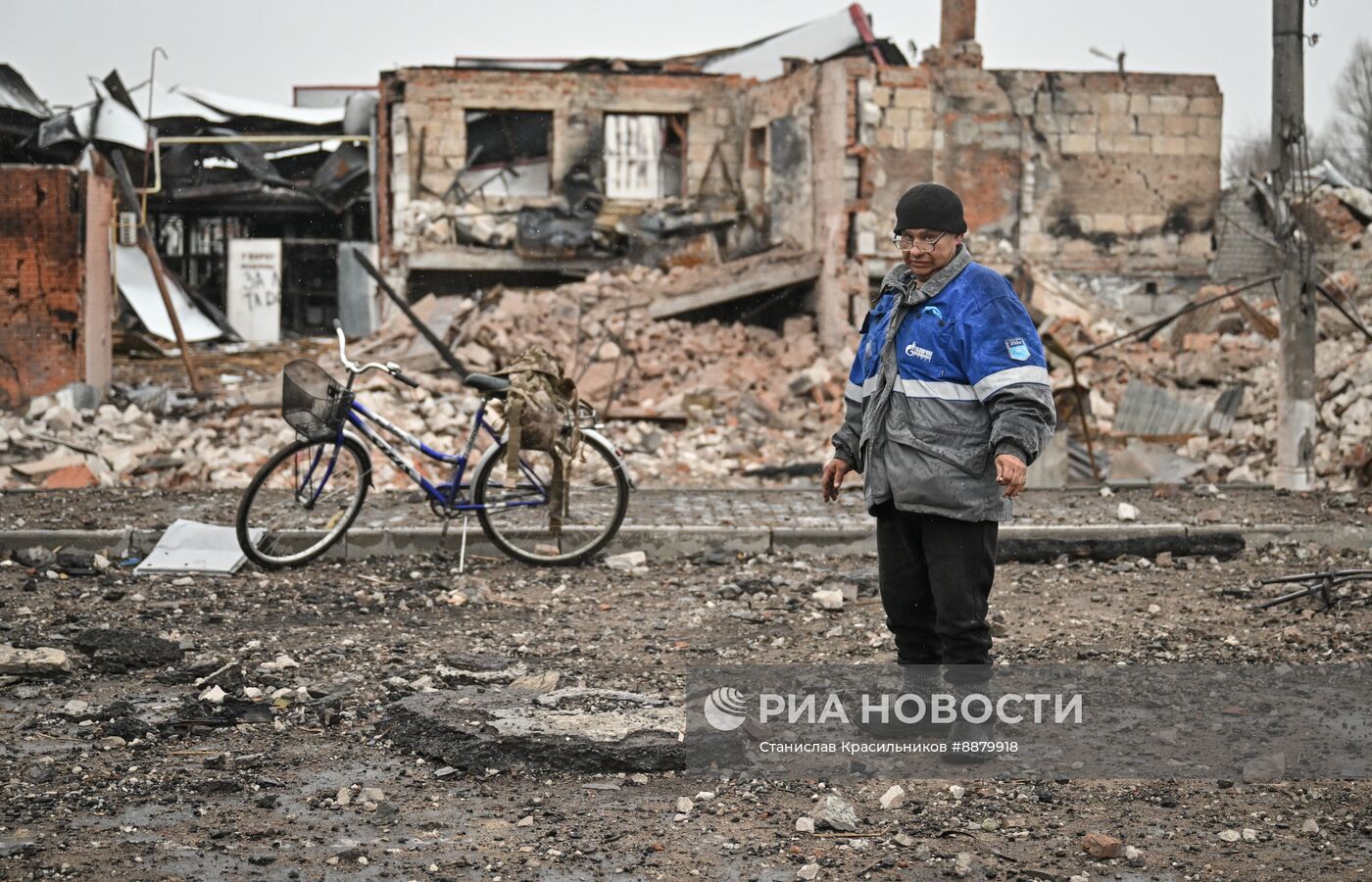 Российские военные в освобожденной Судже