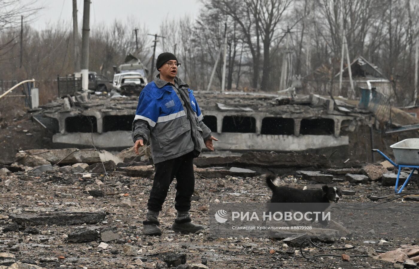 Российские военные в освобожденной Судже