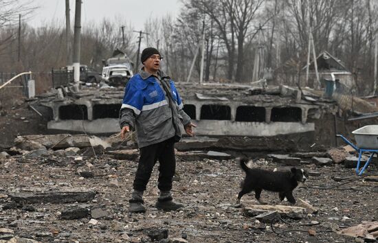 Российские военные в освобожденной Судже