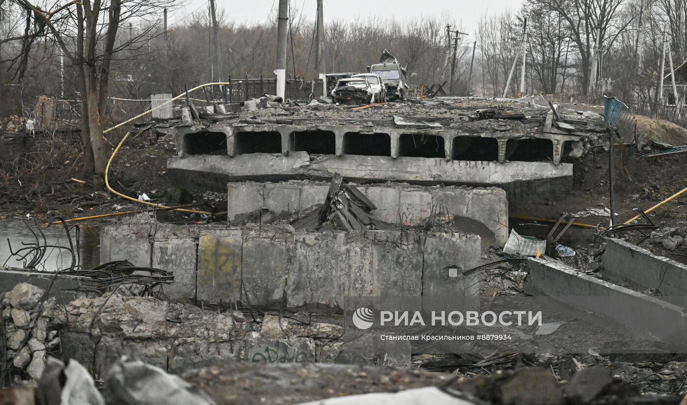 Российские военные в освобожденной Судже