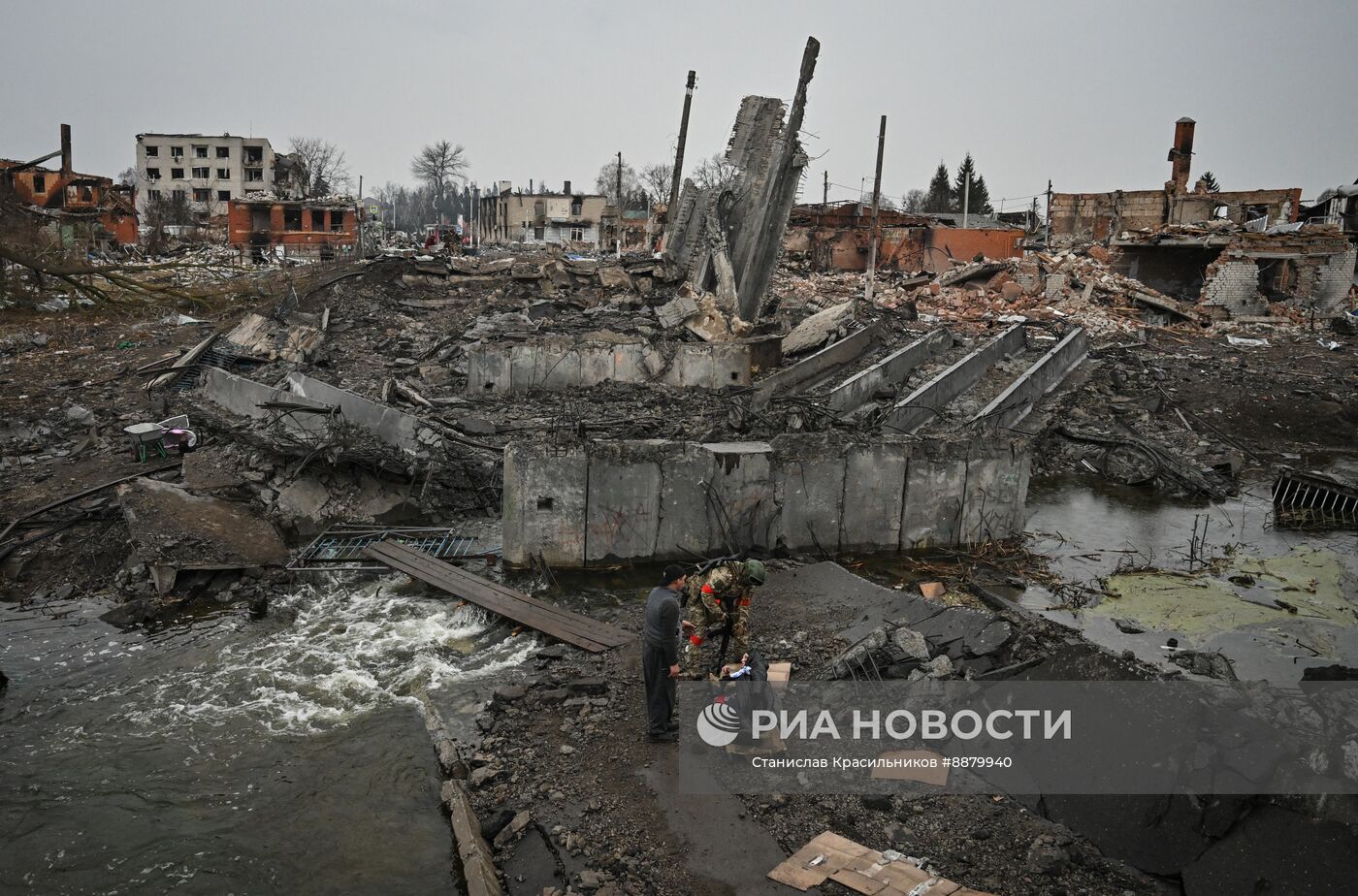 Российские военные в освобожденной Судже