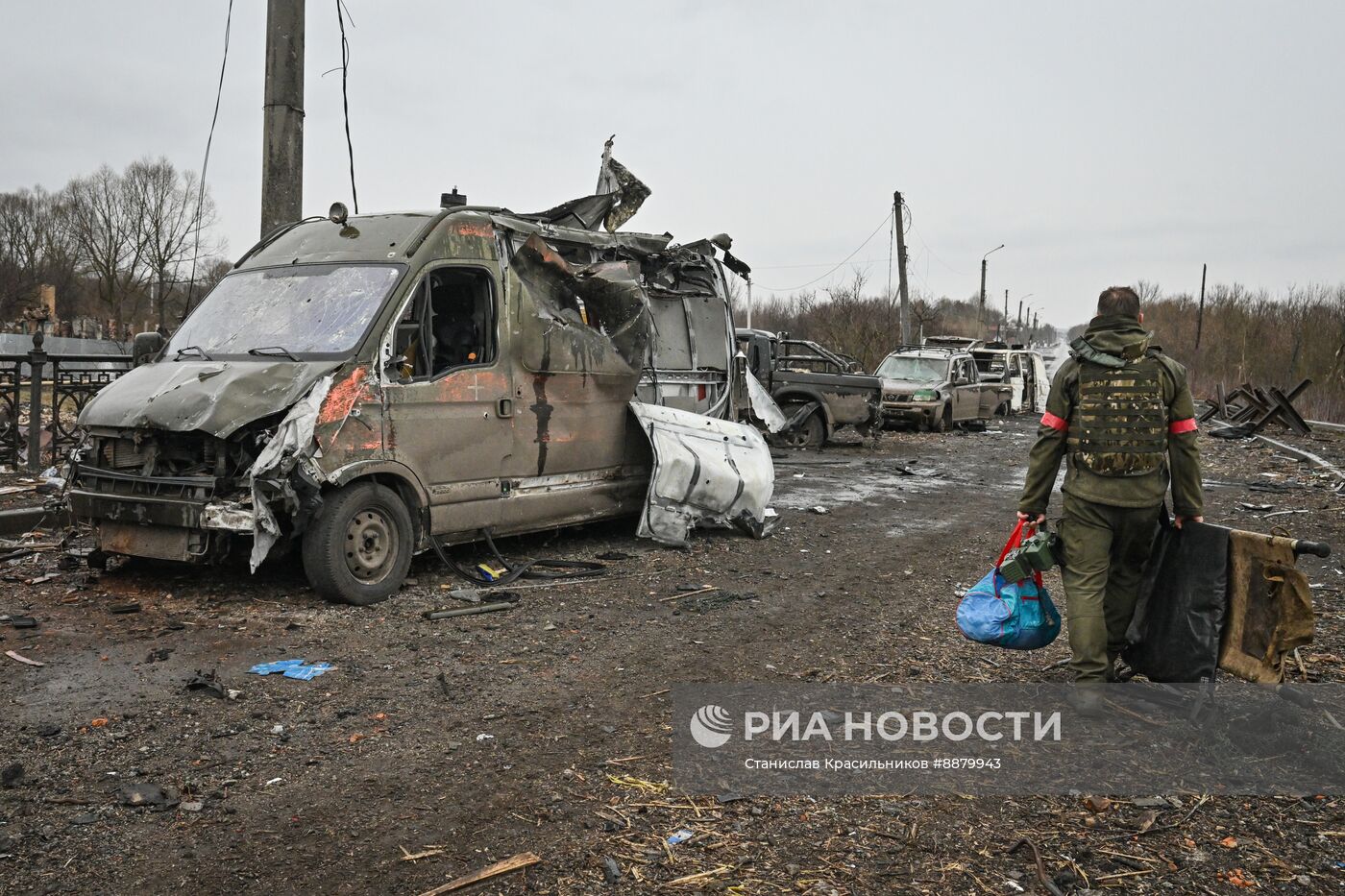 Российские военные в освобожденной Судже