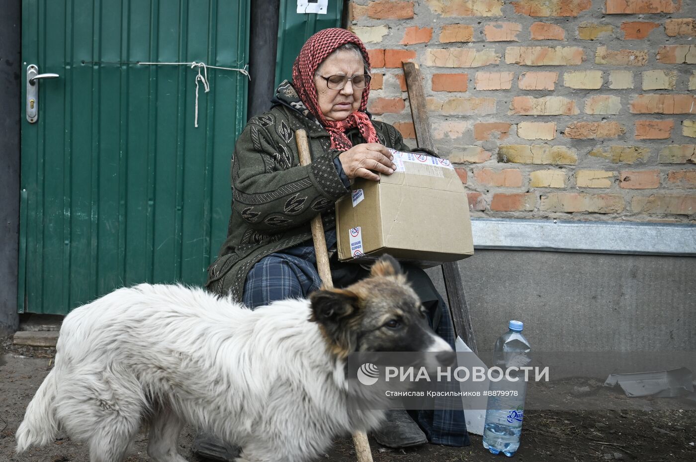 Эвакуация мирных жителей из Суджи