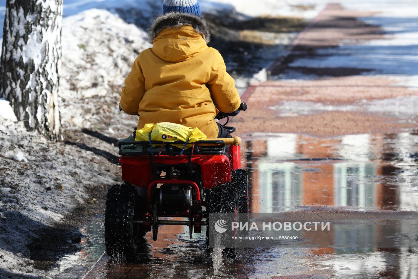 Теплая погода в Новосибирске