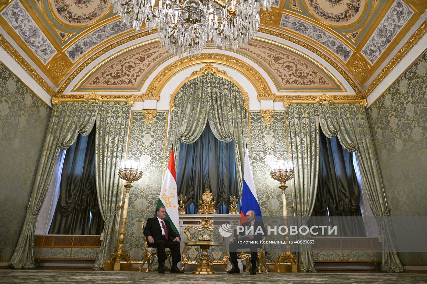 Встреча президента Владимира Путина с президентом Таджикистана Эмомали Рахмоном